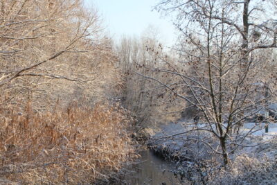 Promenade de l'Yvette enneigée  - Agrandir l'image 1 sur 19, fenêtre modale